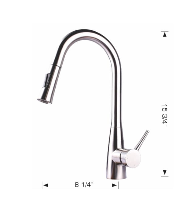 Bosco 200108 Pull Down Kitchen Faucet