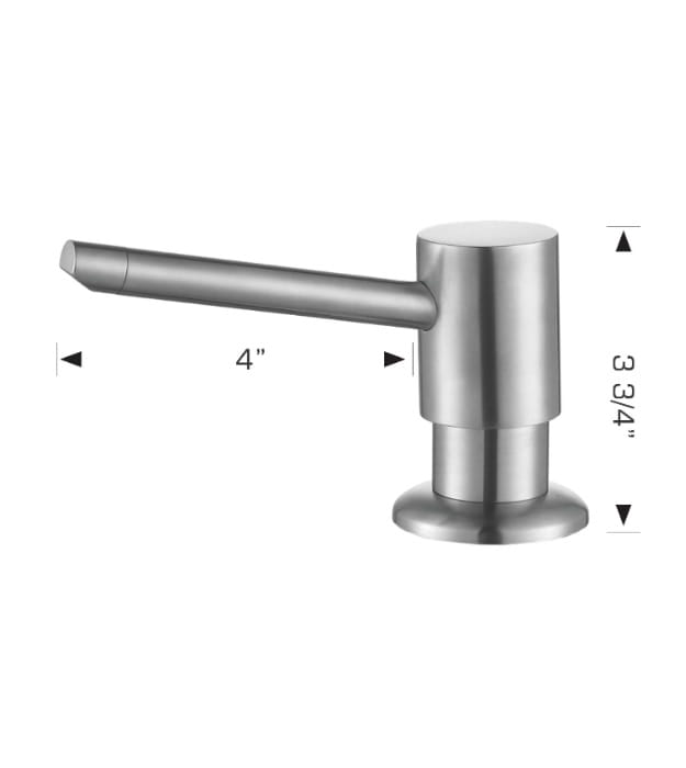 Bosco 20062S Metal Kitchen Soap Dispenser