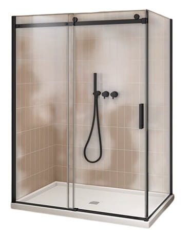 2 Sided Shower Door Corner 2 Sided shower Door