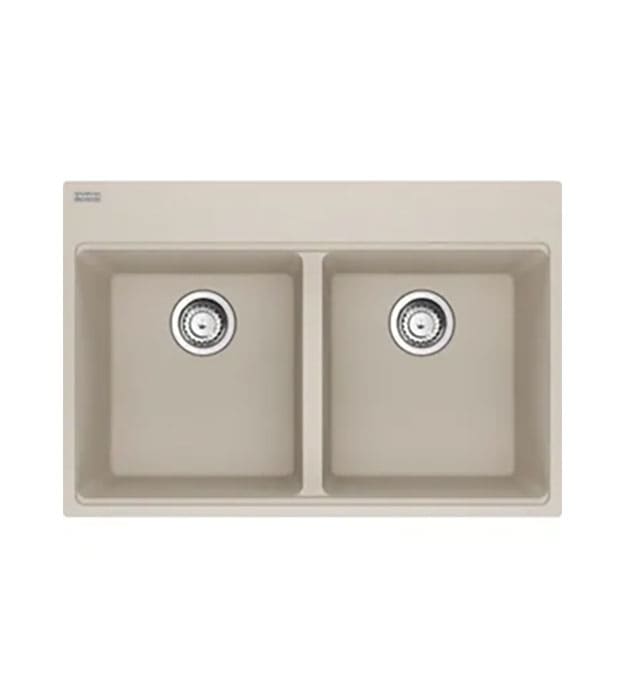 Franke Maris MAG6201414-S Double Bowl Fragranite Kitchen Sink