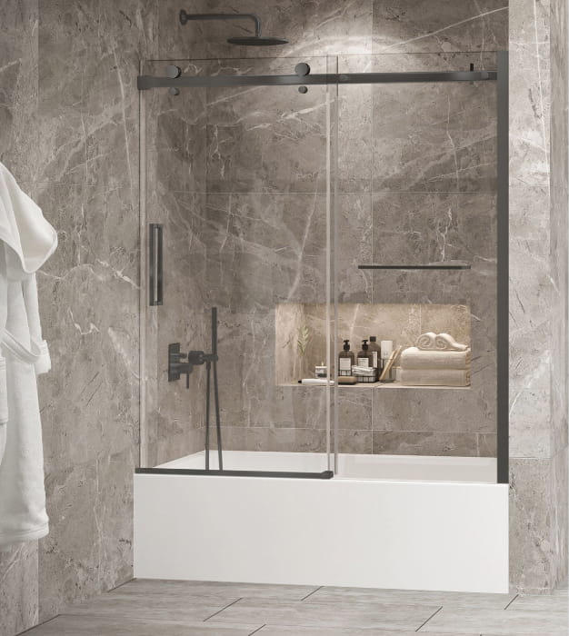Zitta Bellini 2.0 60" Alcove Shower Door DB26000BSTC 11 Zitta Bellini 2.0 60" Alcove Shower Door DB26000BSTC - Image 5