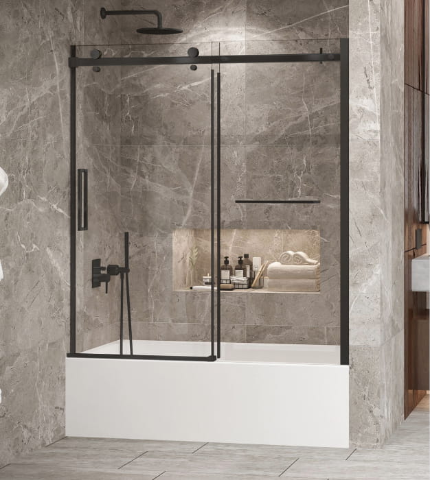 Zitta Bellini 2.0 60" Alcove Shower Door DB26000BSTC 12 Zitta Bellini 2.0 60" Alcove Shower Door DB26000BSTC - Image 6