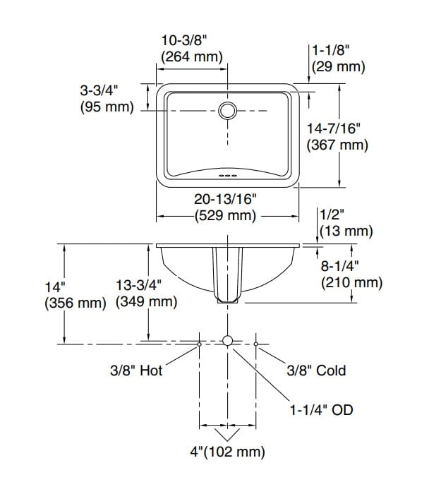 Kohler Ladena K-2214-0 21" Undermount Bathroom Sink 30 Kohler Ladena K-2214-0 21" Undermount Bathroom Sink - Image 6