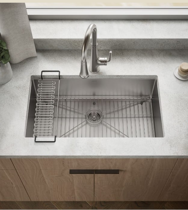 Kohler Strive 32" Undermount Single-Bowl Kitchen Sink K-5285-NA 26 Kohler Strive 32" Undermount Single-Bowl Kitchen Sink K-5285-NA - Image 2