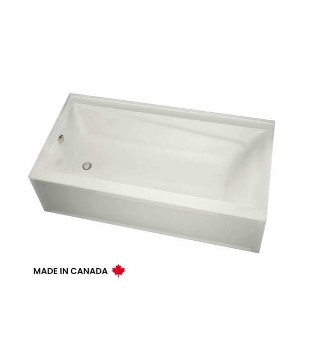MAAX Exhibit 6030 IFS AFR Acrylic Alcove Bathtub 105511 6 MAAX Exhibit 6030 IFS AFR Acrylic Alcove Bathtub 105511