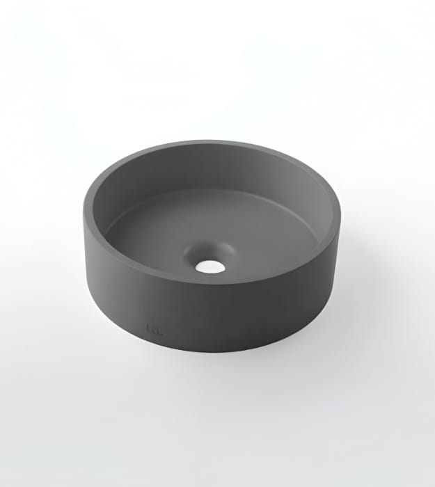 Mudd Odet SM Capsule 14" Round Concrete Sink 14 Mudd Odet SM Capsule 14" Round Concrete Sink - Image 6