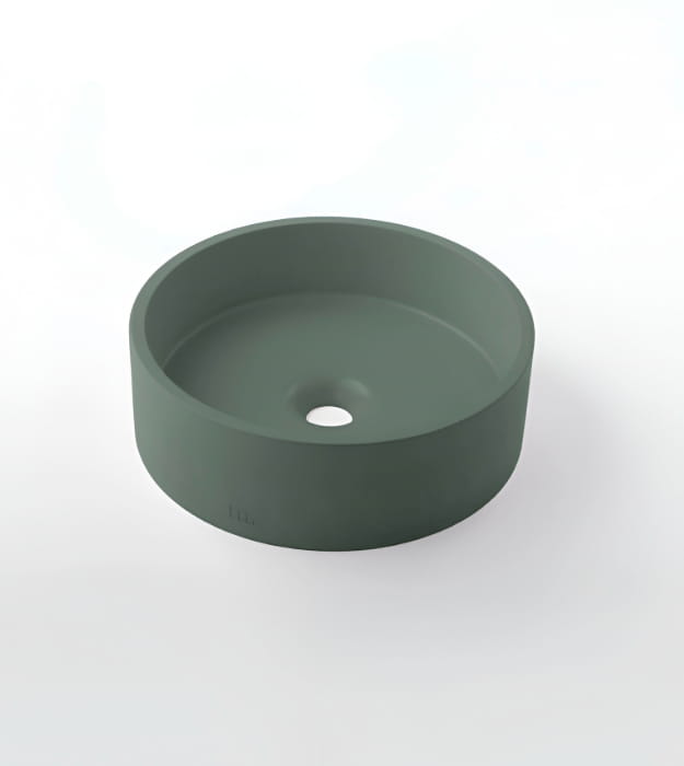 Mudd Odet SM Capsule 14" Round Concrete Sink 11 Mudd Odet SM Capsule 14" Round Concrete Sink - Image 3