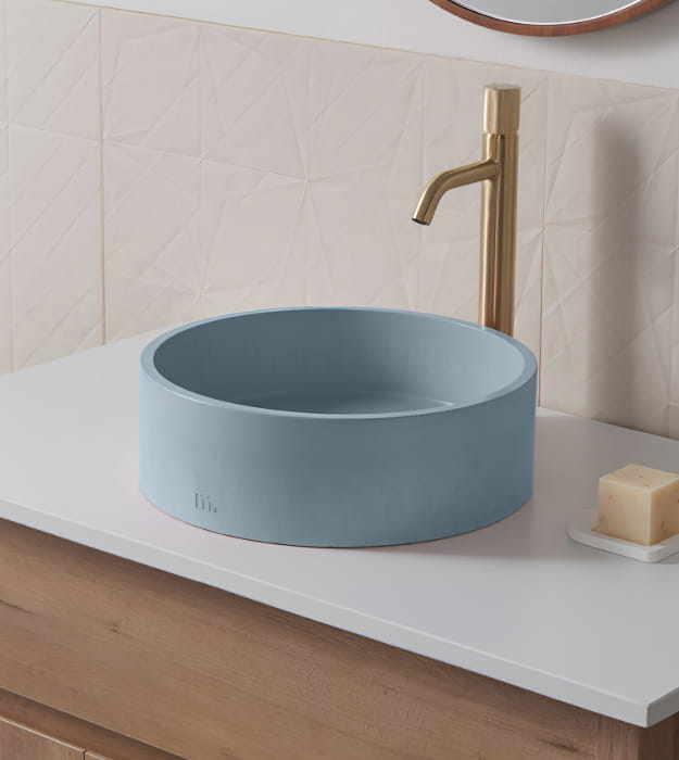 Mudd Odet SM Capsule 14" Round Concrete Sink 17 Mudd Odet SM Capsule 14" Round Concrete Sink - Image 9