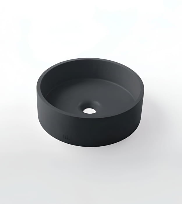 Mudd Odet SM Capsule 14" Round Concrete Sink 10 Mudd Odet SM Capsule 14" Round Concrete Sink - Image 2