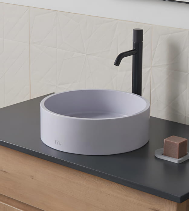 Mudd Odet SM Capsule 14" Round Concrete Sink 16 Mudd Odet SM Capsule 14" Round Concrete Sink - Image 8