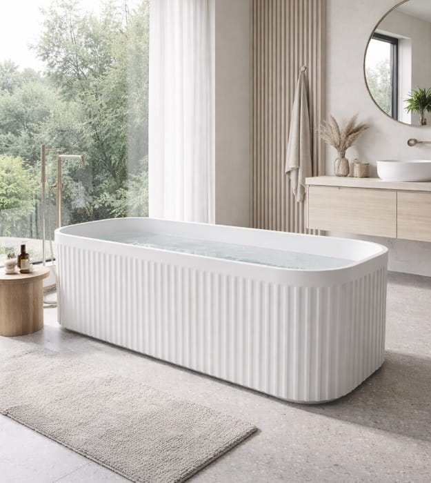 Kodaen Doric Square DORIC7112-1500 Freestanding Bathtub 12 Kodaen Doric Square DORIC7112-1500 Freestanding Bathtub - Image 2