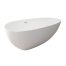 Neptune Braga 220353 55" Solid Surface Freestanding Bathtub