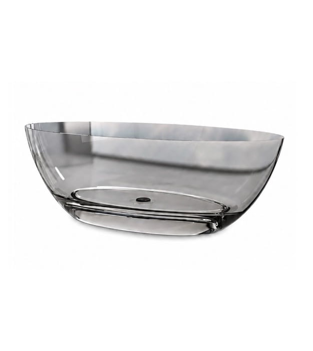 Neptune Mosta 67" Freestanding Transparent Bathtub 220318