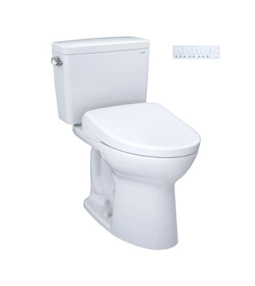 TOTO Drake WASHLET+ S7A Toilet With Auto Flush MW7764736CEFGA#01