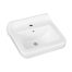 Contrac Carmin 4610BHZ Single Hole Wall Hung Sink 3 Contrac Carmin 4610BHZ Single Hole Wall Hung Sink