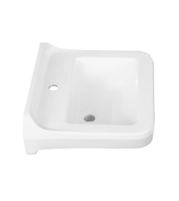 Contrac Carmin 4610BHZ Single Hole Wall Hung Sink 20 Contrac Carmin 4610BHZ Single Hole Wall Hung Sink - Image 2