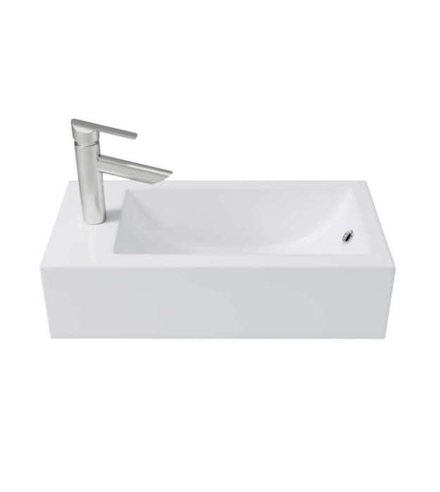 Contrac Brooke 13-0074-W Compact Wall-Hung Sink 7 Contrac Brooke 13-0074-W Compact Wall-Hung Sink - Image 2