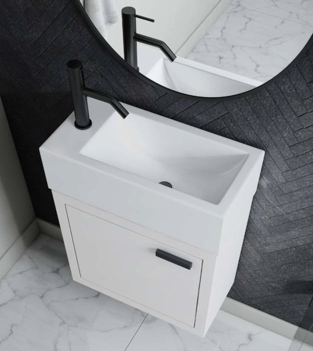Contrac Denison 19" Wall Mount Vanity With Top 13 Contrac Denison 19" Wall Mount Vanity With Top - Image 4