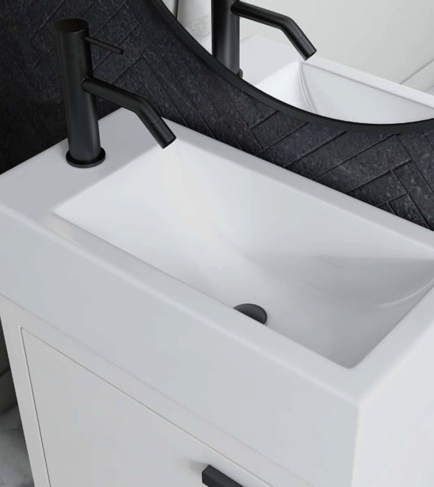 Contrac Denison 19" Wall Mount Vanity With Top 16 Contrac Denison 19" Wall Mount Vanity With Top - Image 7
