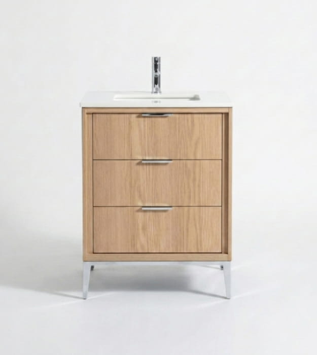 Kubebath Divani 24" Floormount Vanity KD9924-OAKWOOD 19 Kubebath Divani 24" Floormount Vanity KD9924-OAKWOOD - Image 6