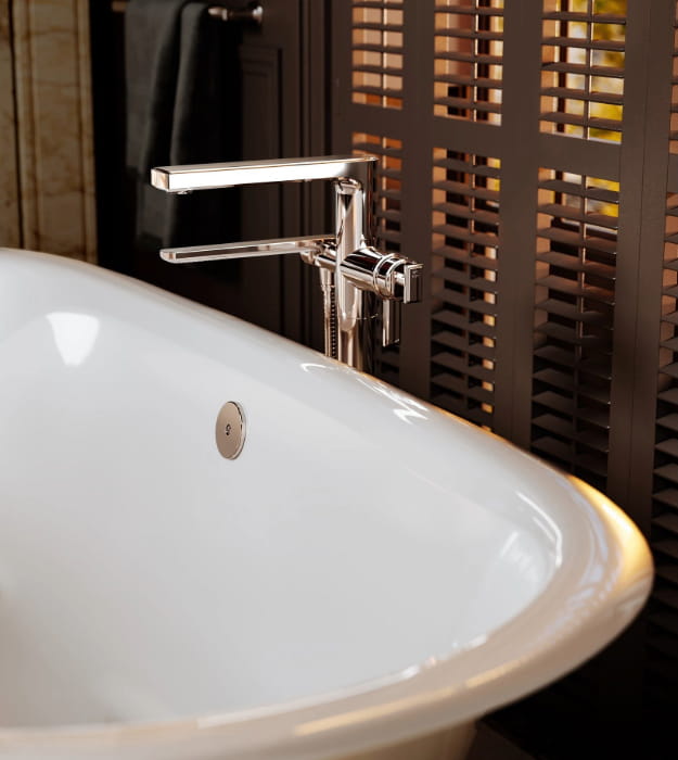 Riobel Manifesto TMF39 Floor Mount Tub Filler 22 Riobel Manifesto TMF39 Floor Mount Tub Filler - Image 5