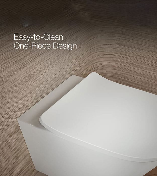 Kohler Brazn K-21748-0 Wall-Hung Round-Front Toilet 8 Kohler Brazn K-21748-0 Wall-Hung round-front toilet