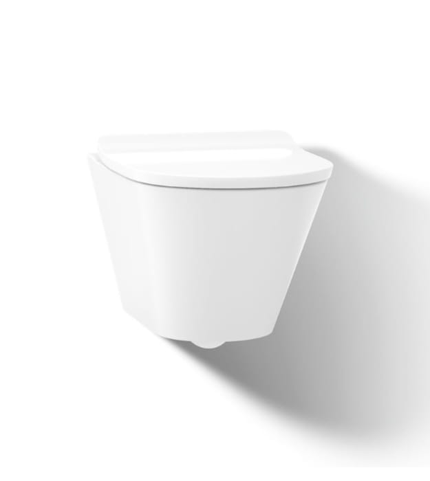 Kohler Brazn K-21748-0 Wall-Hung Round-Front Toilet 6 Kohler Brazn K-21748-0 Wall-Hung Round-Front Toilet